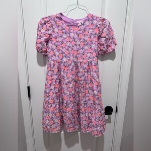 Cat & Jack Pink and Purple Floral Dress